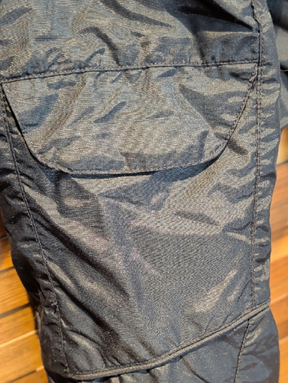 Insulated Black Snow Pants for Women - Picture 3 of 7